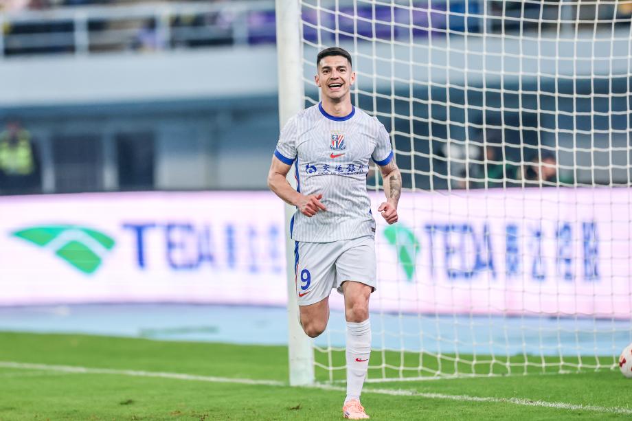 客场击败天津津门虎 上海申花拿到联赛亚军