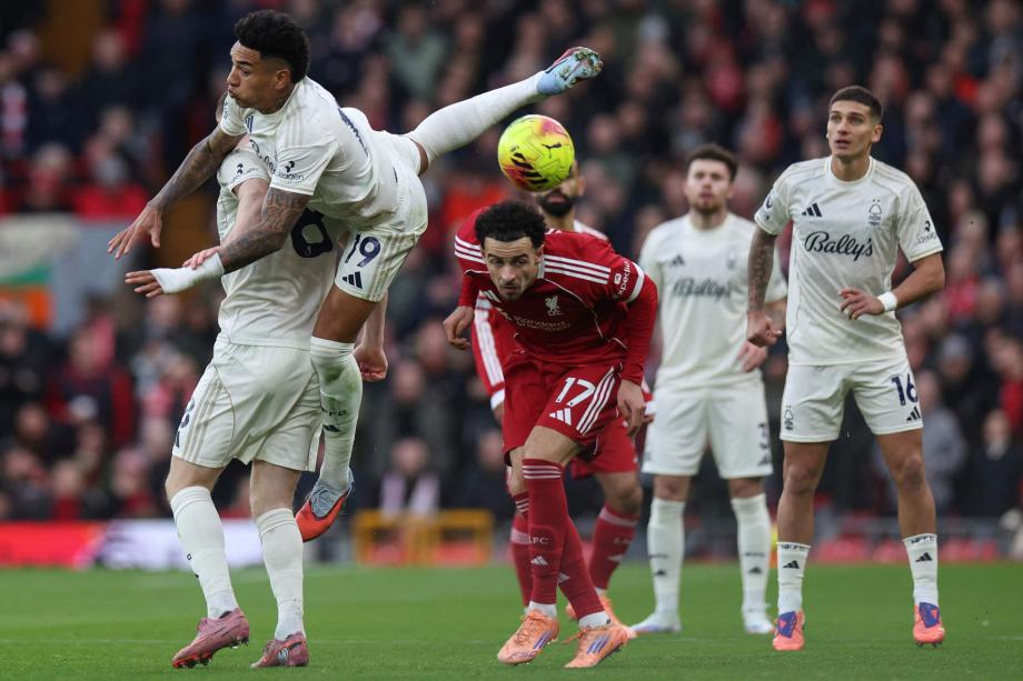 近7轮遭6负！利物浦0-3诺丁汉森林跌至第11名