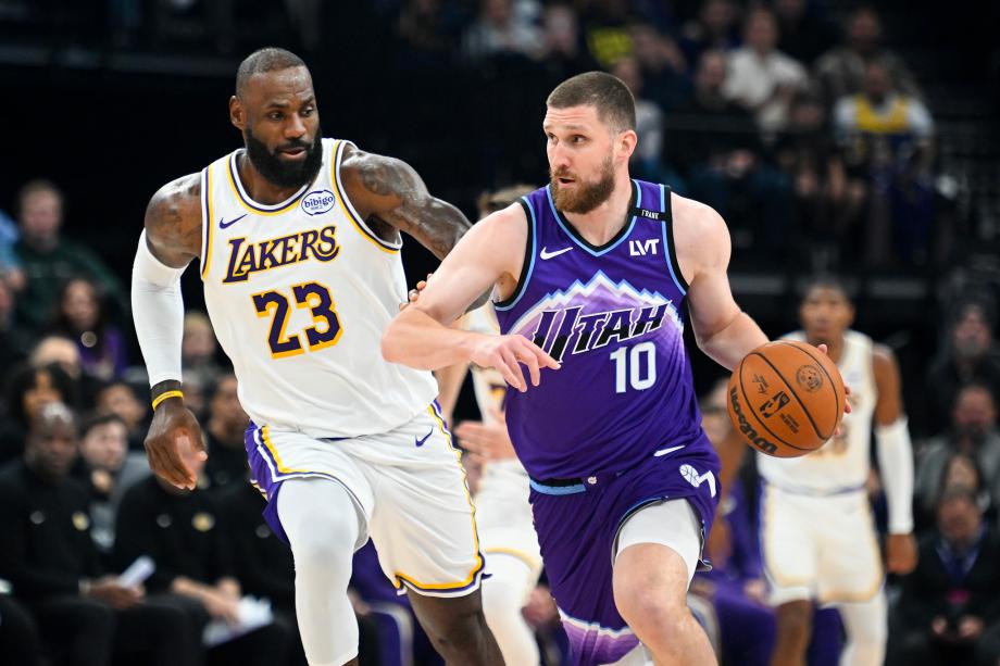 东契奇33+11+8乔治错失绝杀 湖人客场险胜爵士