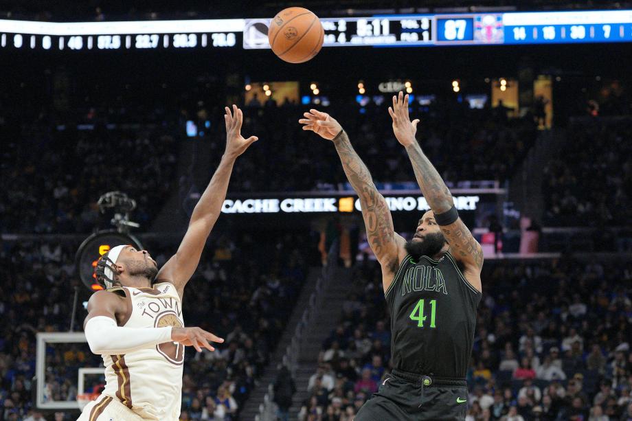 巴特勒24+8+10库里伤缺锡安25分 勇士力克鹈鹕