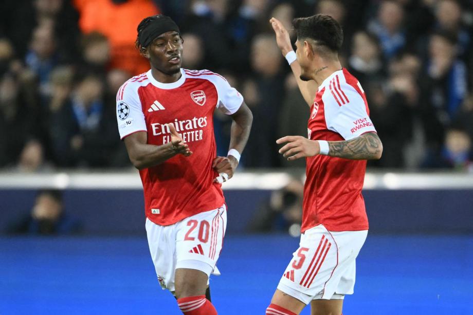 欧冠：马杜埃凯双响 阿森纳3-0布鲁日6战全胜领跑