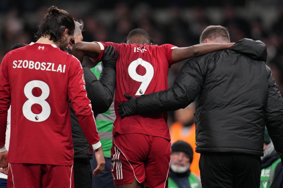 伊萨克破门 利物浦2-1热刺收获各赛事3连胜