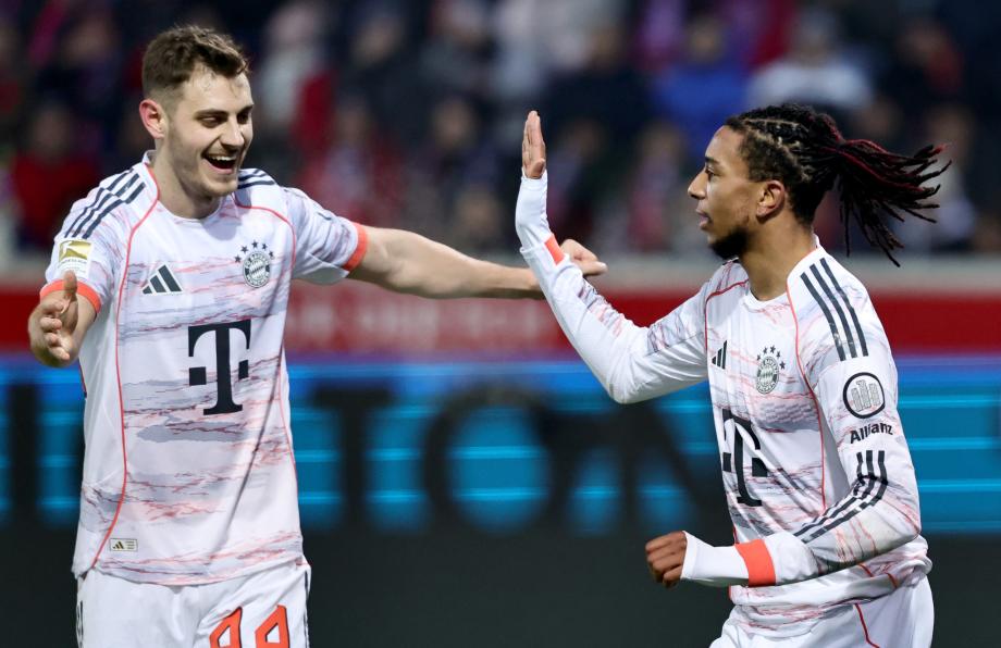 德甲-迪亚斯破门凯恩建功 拜仁4-0大胜海登海姆