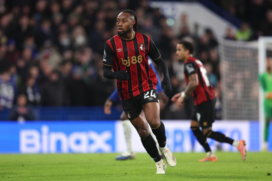 英超：切尔西2-2伯恩茅斯 塞梅诺梅开二度