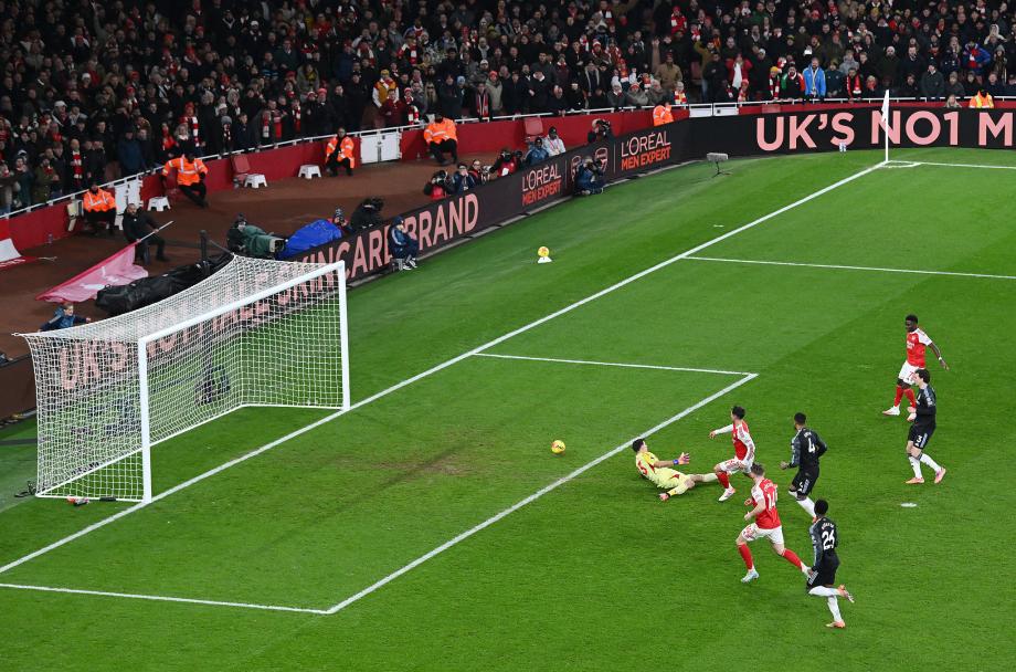 英超：加布里埃尔破门 阿森纳大胜维拉