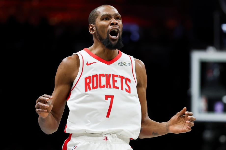 杜兰特22+11阿门23分 火箭轻取篮网收获四连胜