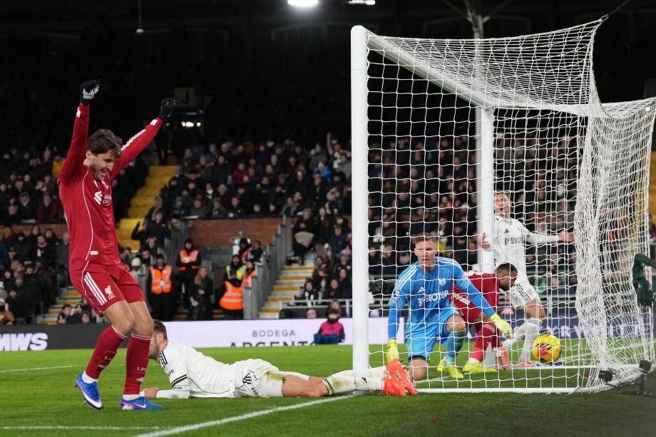 加克波94分破门维尔茨建功 利物浦97分钟遭绝平