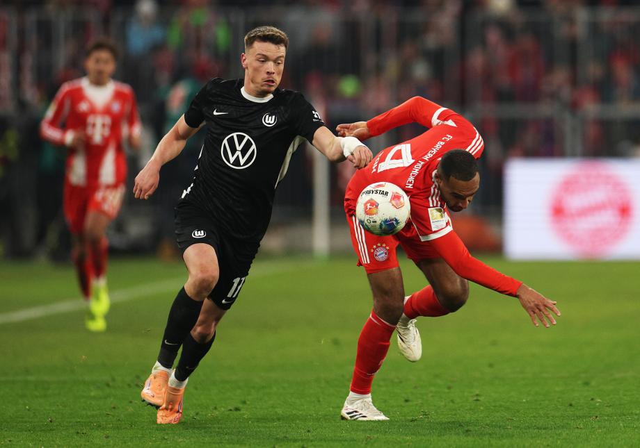 德甲-奥利塞2射1传迪亚斯破门 拜仁8-1狼堡