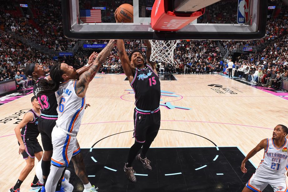 亚历山大39分杰伦威伤退 热火送雷霆赛季第8败