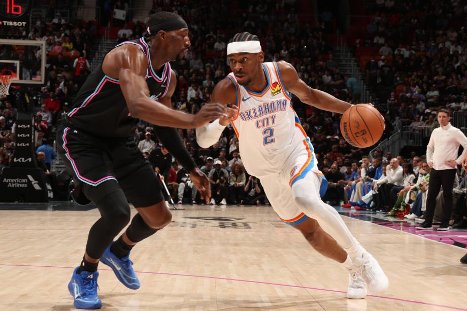 亚历山大39分杰伦威伤退 热火送雷霆赛季第8败