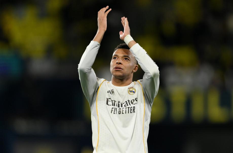 西甲-姆巴佩梅开二度 皇马2-0比利亚雷亚尔