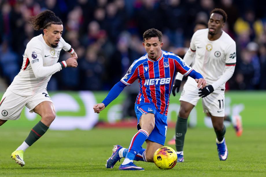 切尔西3-1十人水晶宫！双线3连胜升第五