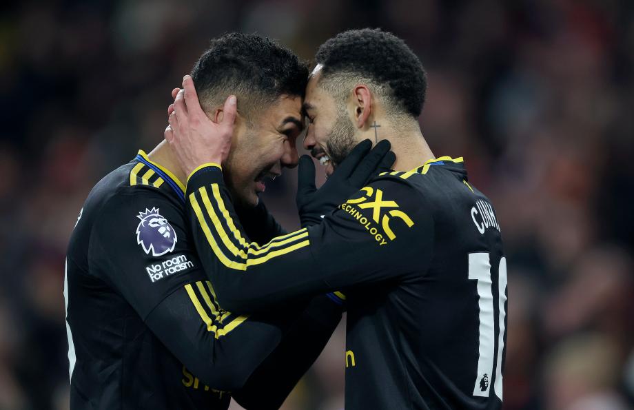 库尼亚世界波绝杀 曼联3-2阿森纳进前四