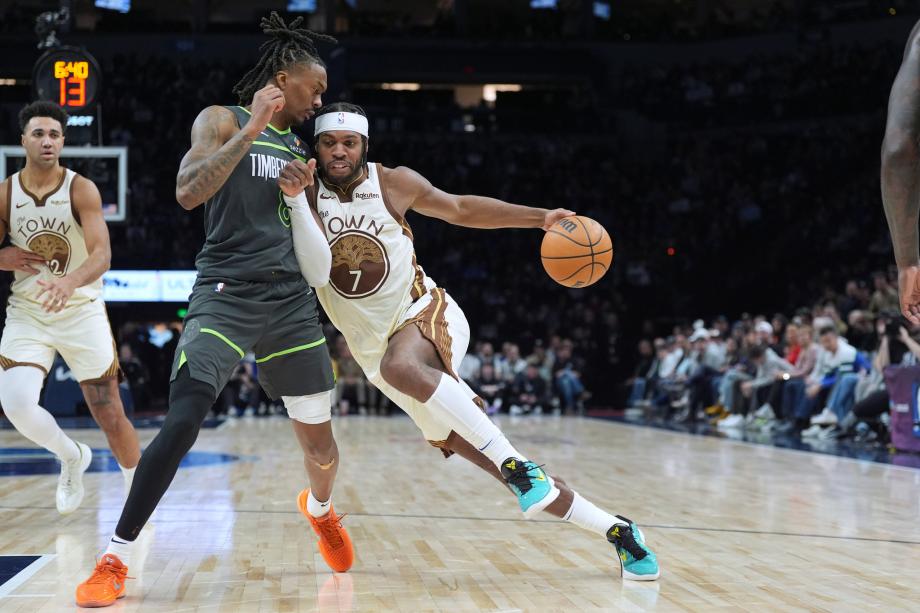 兰德尔18+7戈贝尔15+17 森林狼主场大胜勇士