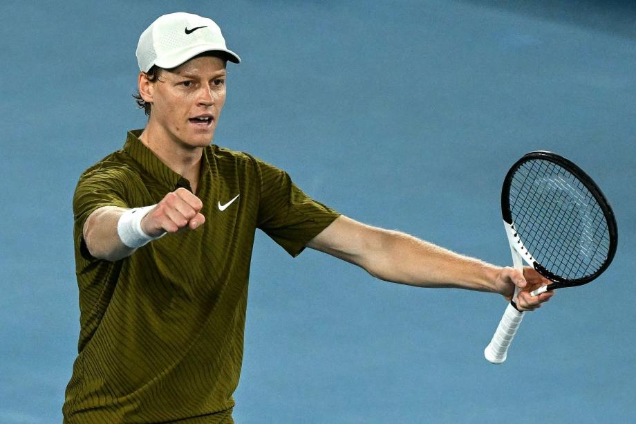 [图]辛纳3-0谢尔顿晋级澳网男单四强 半决赛将战德约体育集锦