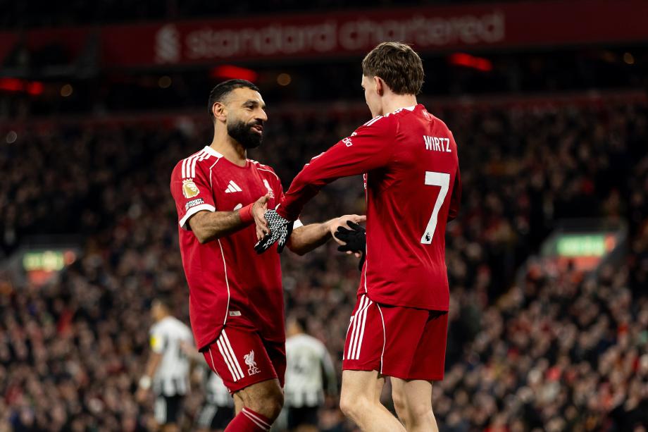 英超：维尔茨破门 利物浦逆转纽卡斯尔近6轮首胜