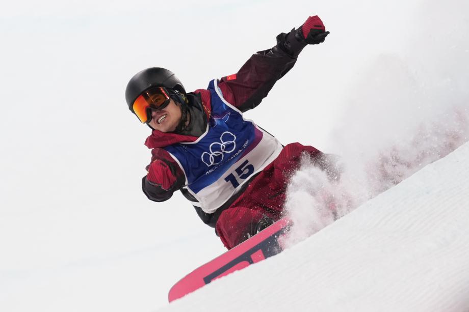 [图]冬奥会单板滑雪须眉U型款式妙技 王梓阳排行第九体育集锦