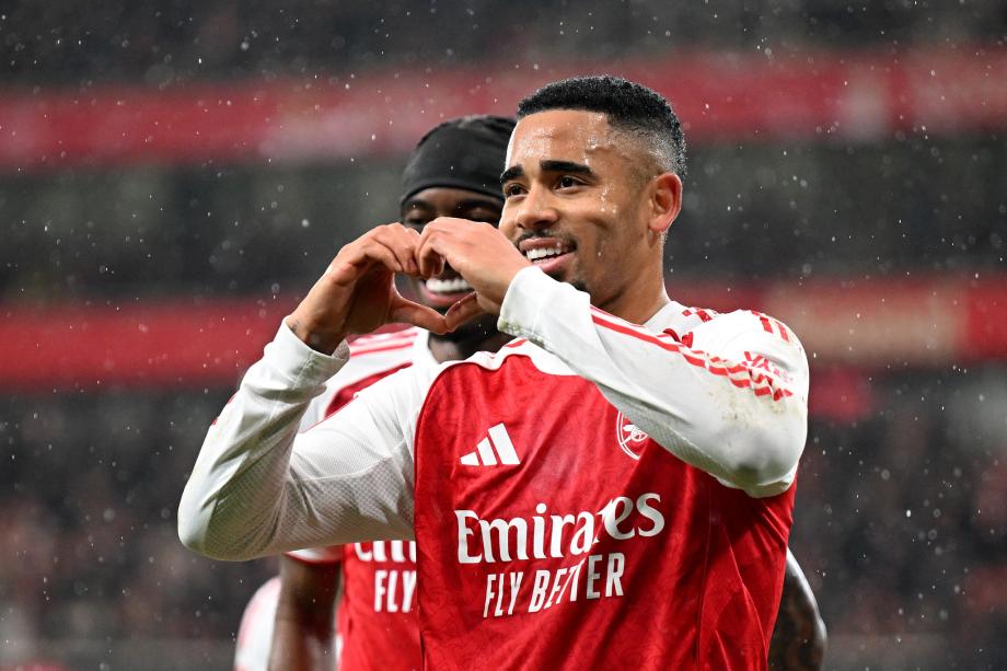 热苏斯造两球 阿森纳4-0维冈晋级足总杯16强