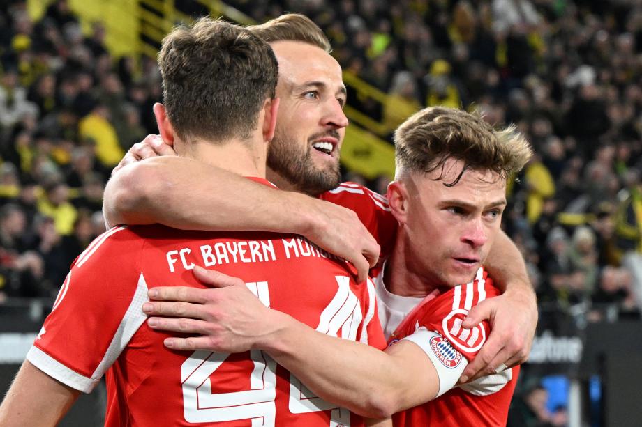 基米希绝杀凯恩双响 拜仁3-2逆转多特蒙德