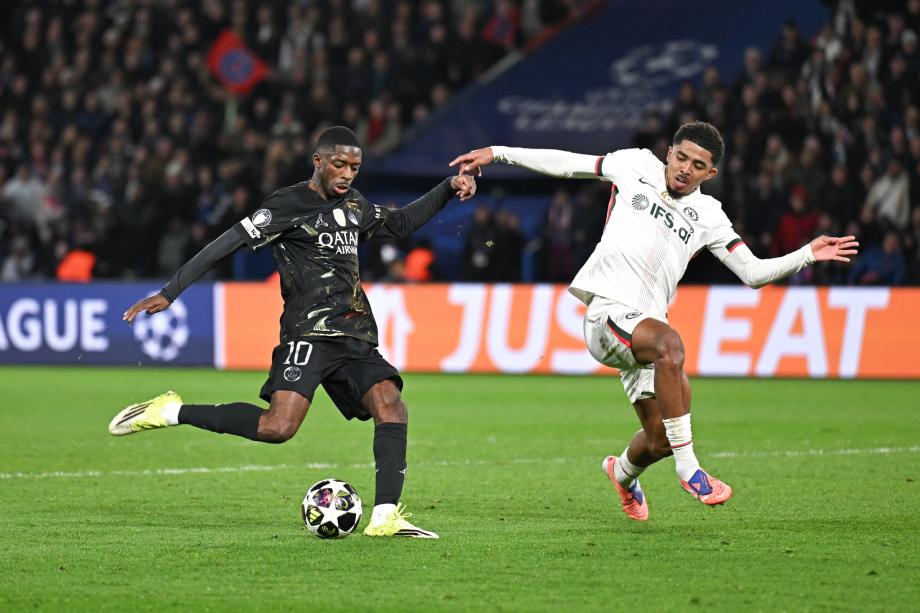 克瓦拉茨赫利亚双响登贝莱建功 巴黎5-2切尔西