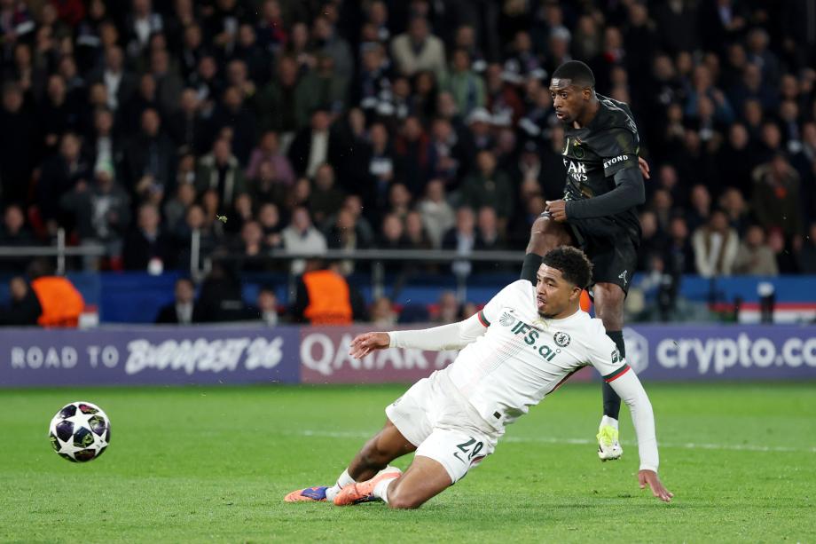 克瓦拉茨赫利亚双响登贝莱建功 巴黎5-2切尔西