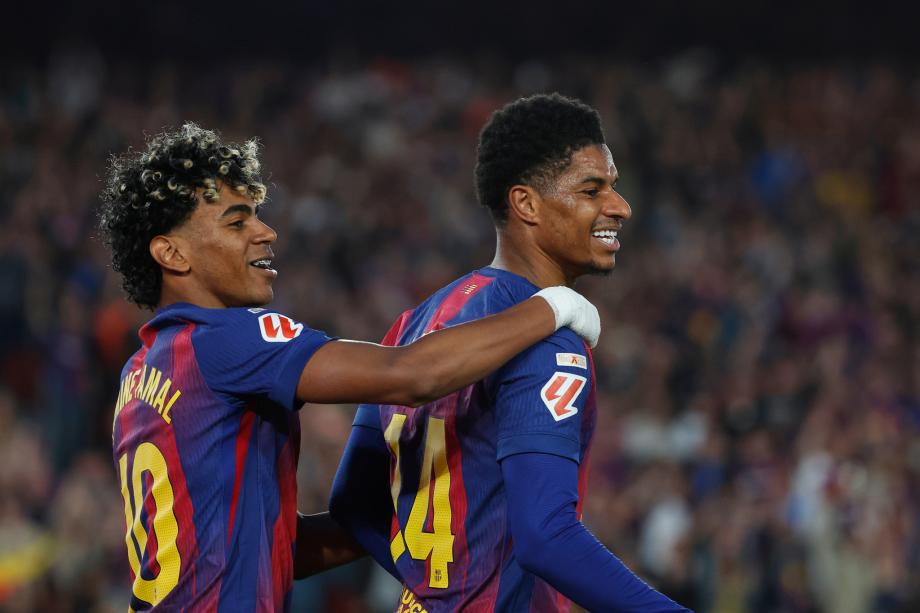 亚马尔1射2传费兰双响 巴萨4-1轻取西班牙人