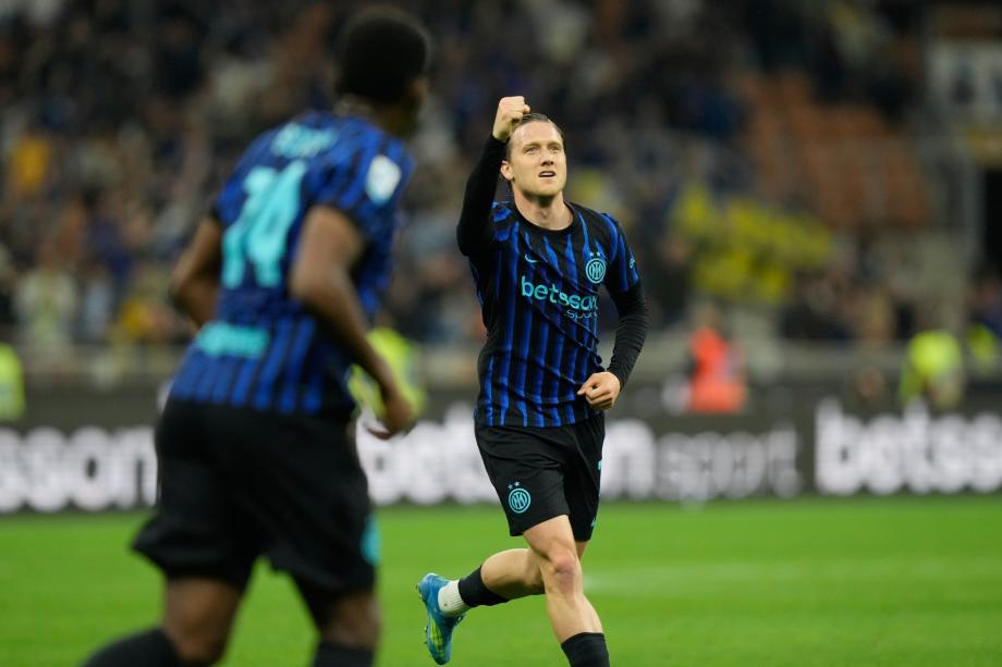 意甲-泽林斯基世界波 国米3-0三连胜12分领跑