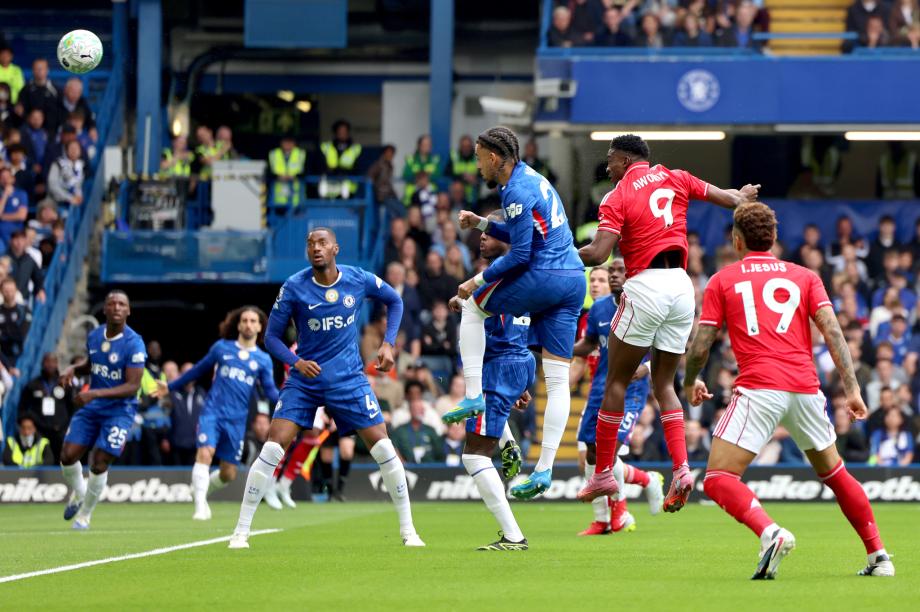 英超：切尔西1-3不敌诺丁汉森林 遭遇联赛6连败