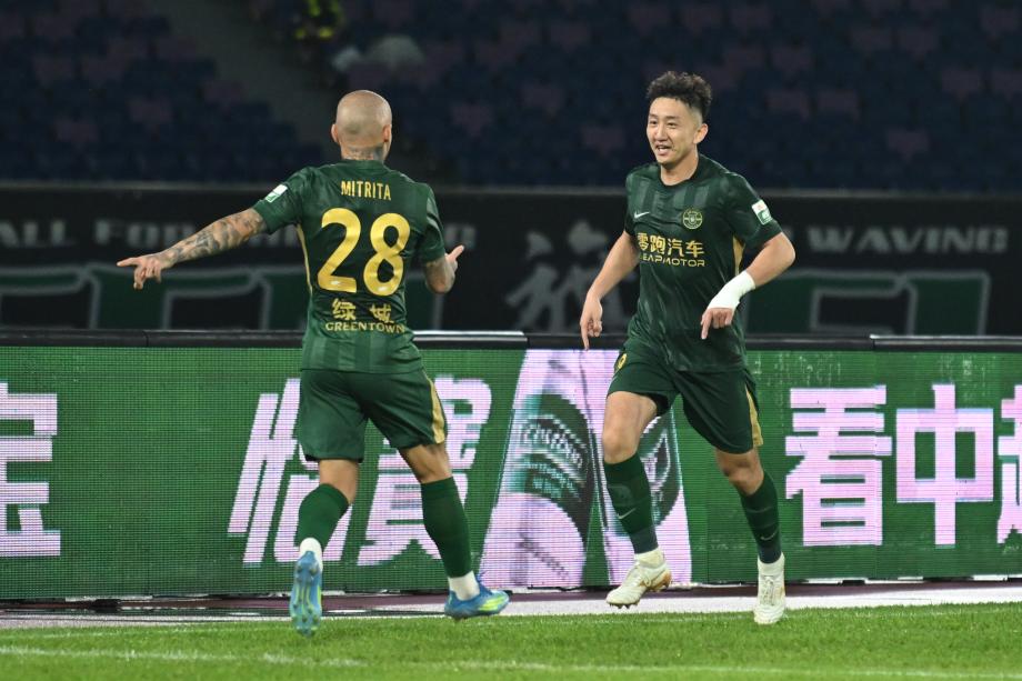 李小恒44秒闪击高迪连续3场破门 浙江4-1泰山