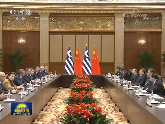 习近平会见希腊总理