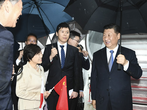 习近平抵达日本大阪出席二十国集团领导人第十四次峰会