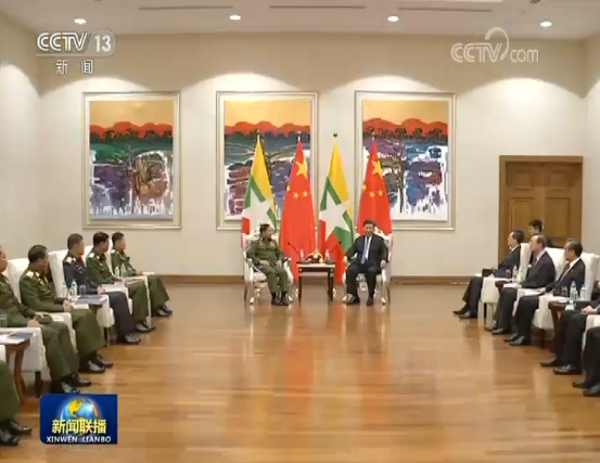 习近平会见缅甸国防军总司令