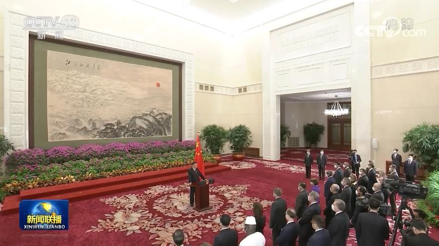 习近平接受外国新任驻华大使递交国书