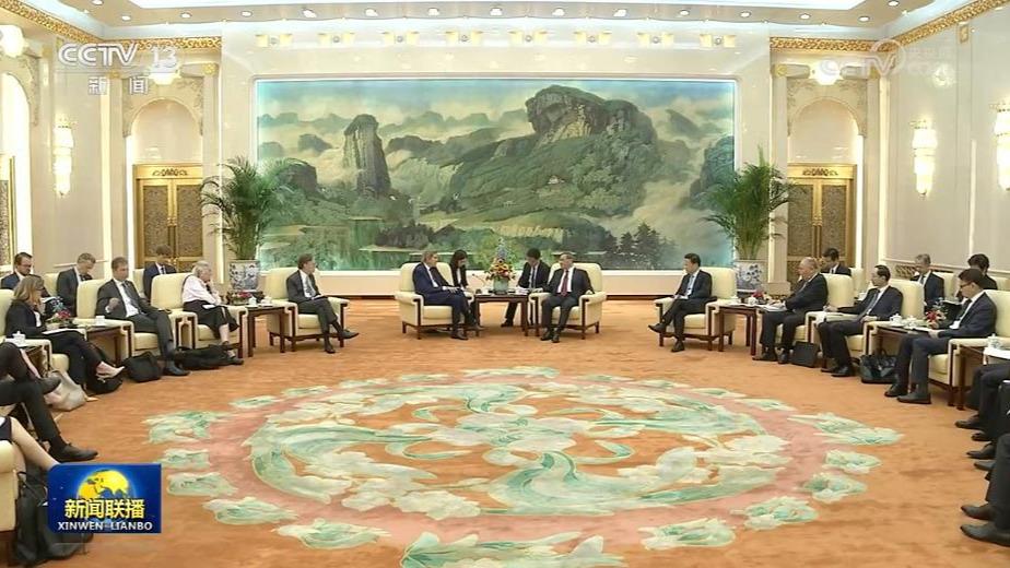 李强会见美国总统气候问题特使