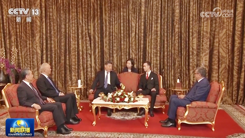 习近平会见摩洛哥王储