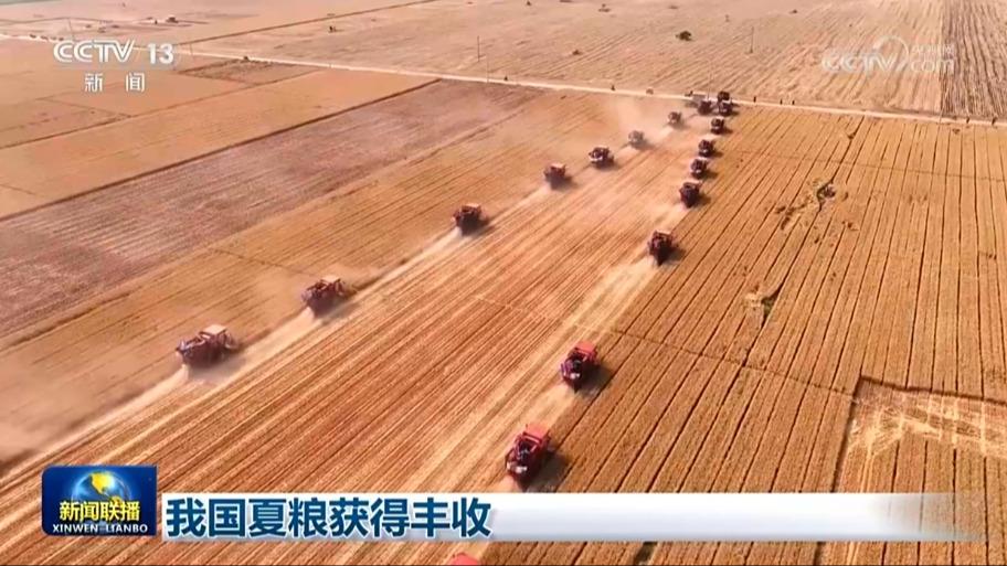 我国夏粮获得丰收