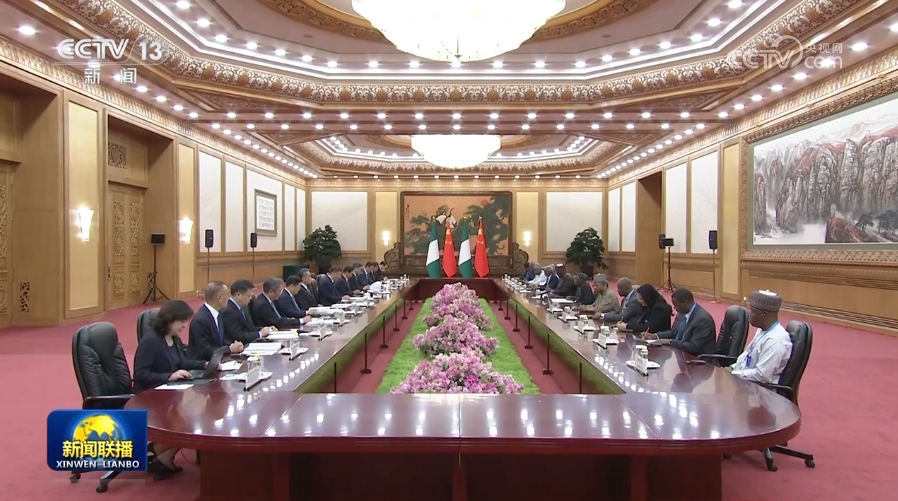 习近平同尼日利亚总统会谈