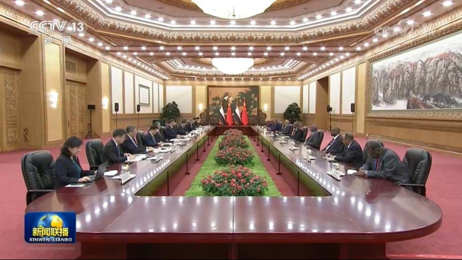 习近平会见苏丹主权委员会主席