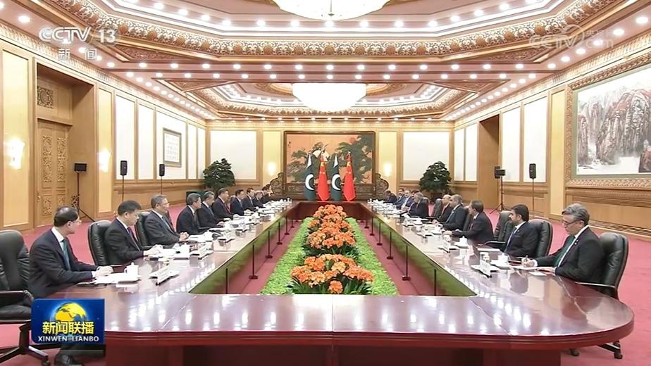 习近平同巴基斯坦总统会谈