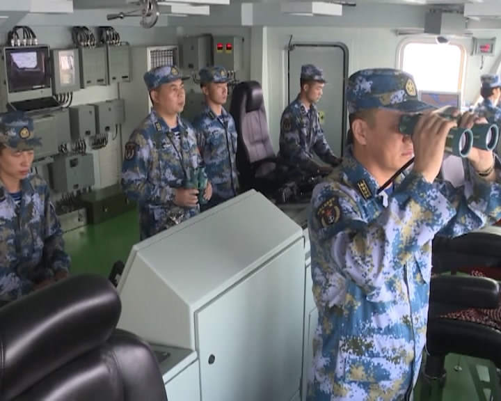 海军护航编队邯郸舰成功护送.