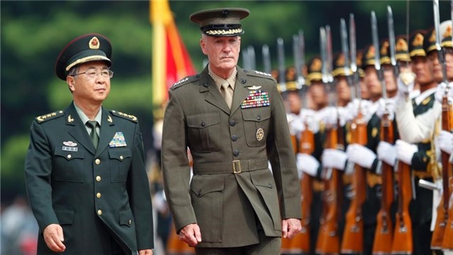 美军参谋长联席会议主席邓福德访华