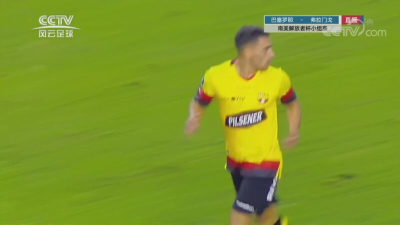 国际足球 解放者杯 巴塞罗那1 2弗拉门戈集锦