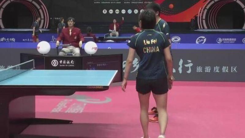 乒乓球 混双1 8决赛 许昕 刘诗雯vs于子洋 陈熠