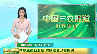 乡村新岗位：新职业蓬勃发展 持续赋能乡村振兴