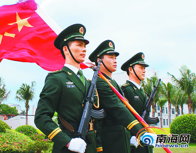 海南驻军部队风采掠影南海铸长城天涯扬军威