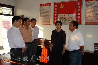 庐江冶父山镇四强化四打牢推进阳光村务工程