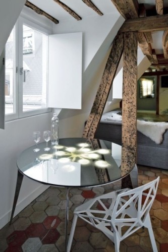 巴黎玻璃隔层时尚阁楼