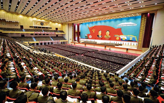 朝鲜人民军第四次连长,连政治指导员大会10月22日至23日在平壤体育