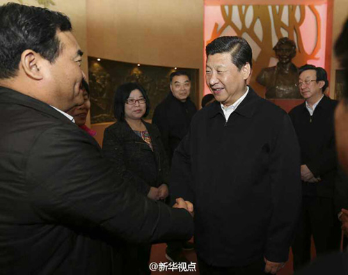 习近平重访兰考:焦裕禄精神是永恒的_共产党员网
