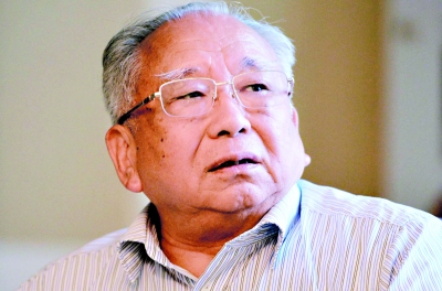 10日下午,罗东进接受本报记者采访 见习记者胡琴沁 摄